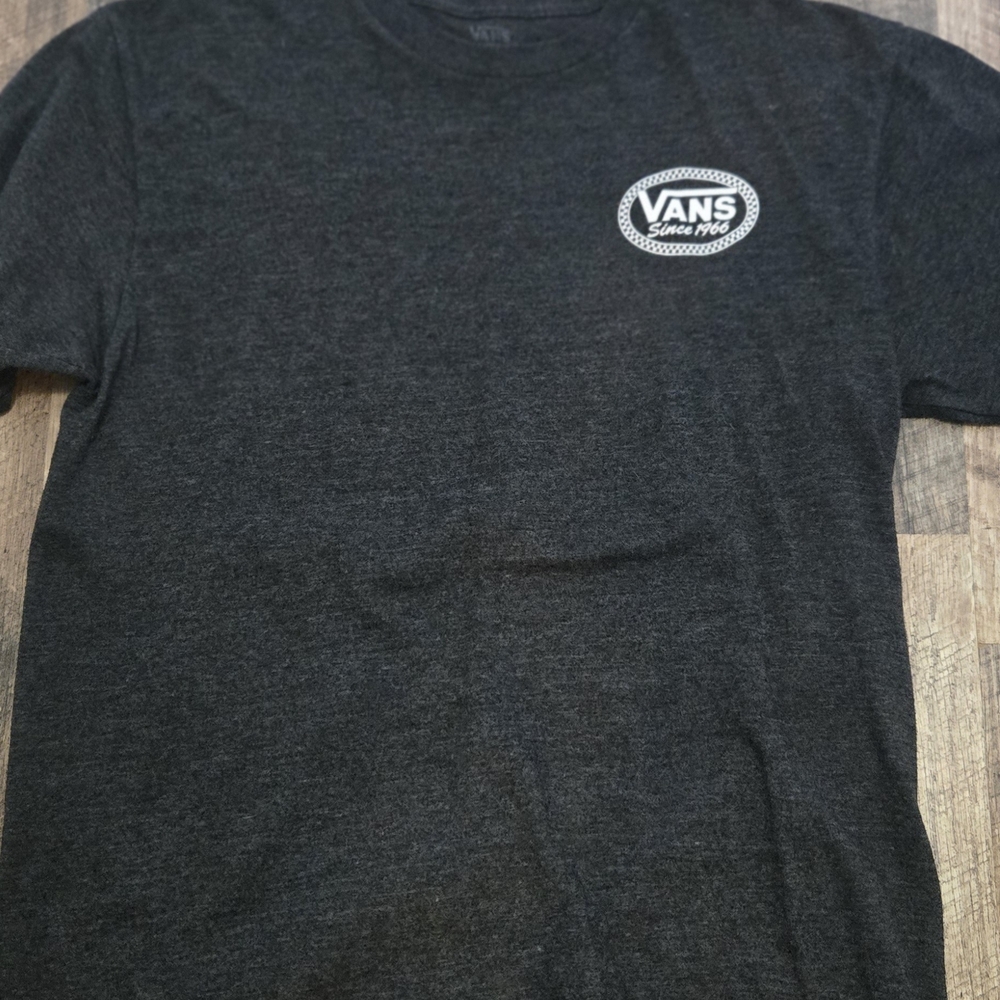 Vans Black Short Sleeve Tee Classic Crew Neck